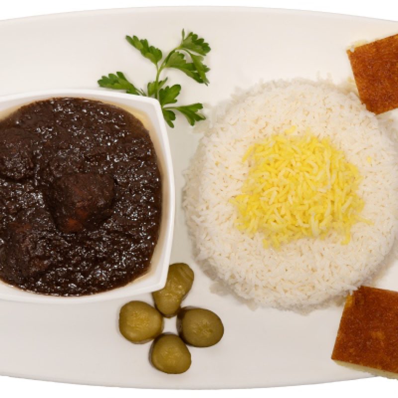 بهترین چلو خورش فسنجان