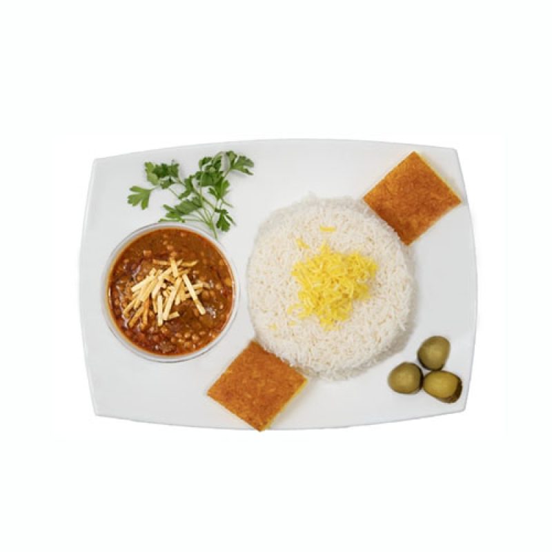 چلو خورشت قیمه